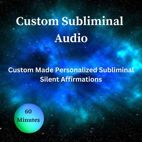 make your own subliminal audio.